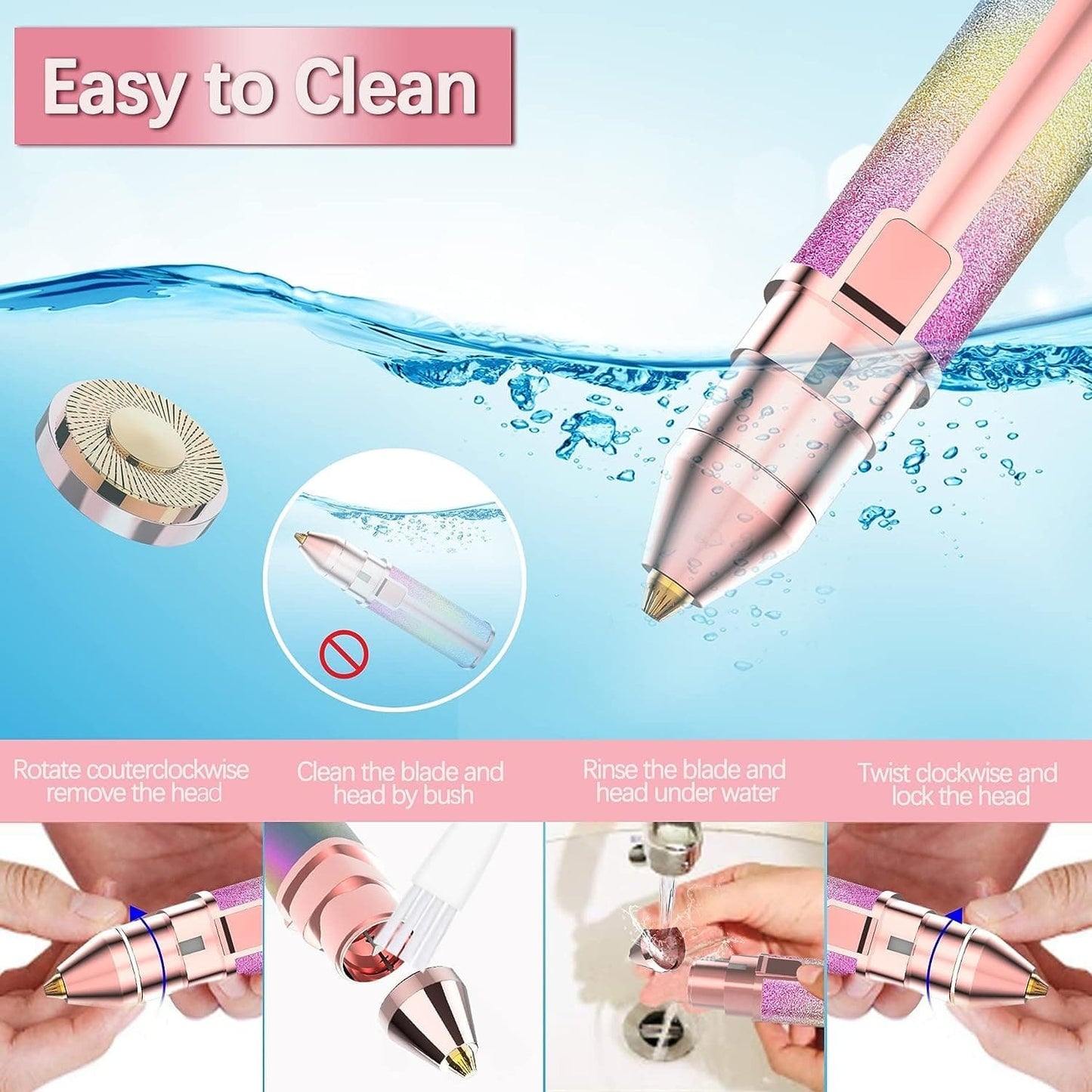 2-in-1 Painless Beauty Trimmer For Women | Rechargeable Device