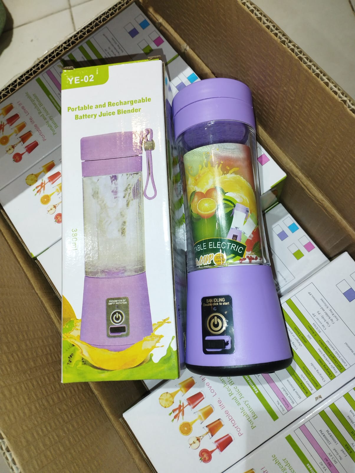 Portable Juice Blender Machine With USB Charging