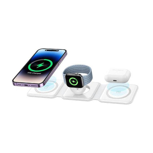 3 in 1 Magnetic Wireless Charging Pad for iPhone, Airpods & Smartwatch