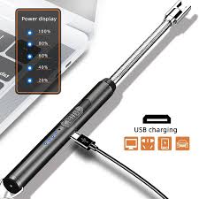 🔥 Rechargeable USB Arc Lighter – Windproof Electric Kitchen Lighter