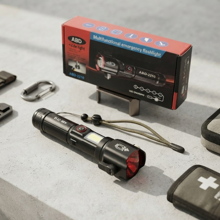 High Quality Emergency Flashlight And Charging Bank-ABD 2210