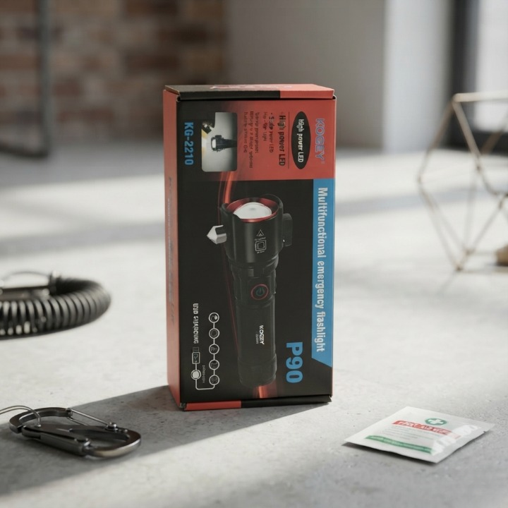 High Quality Emergency Flashlight And Charging Bank-ABD 2210