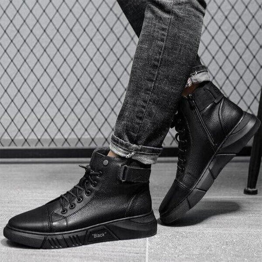 Men's Black Casual Boots